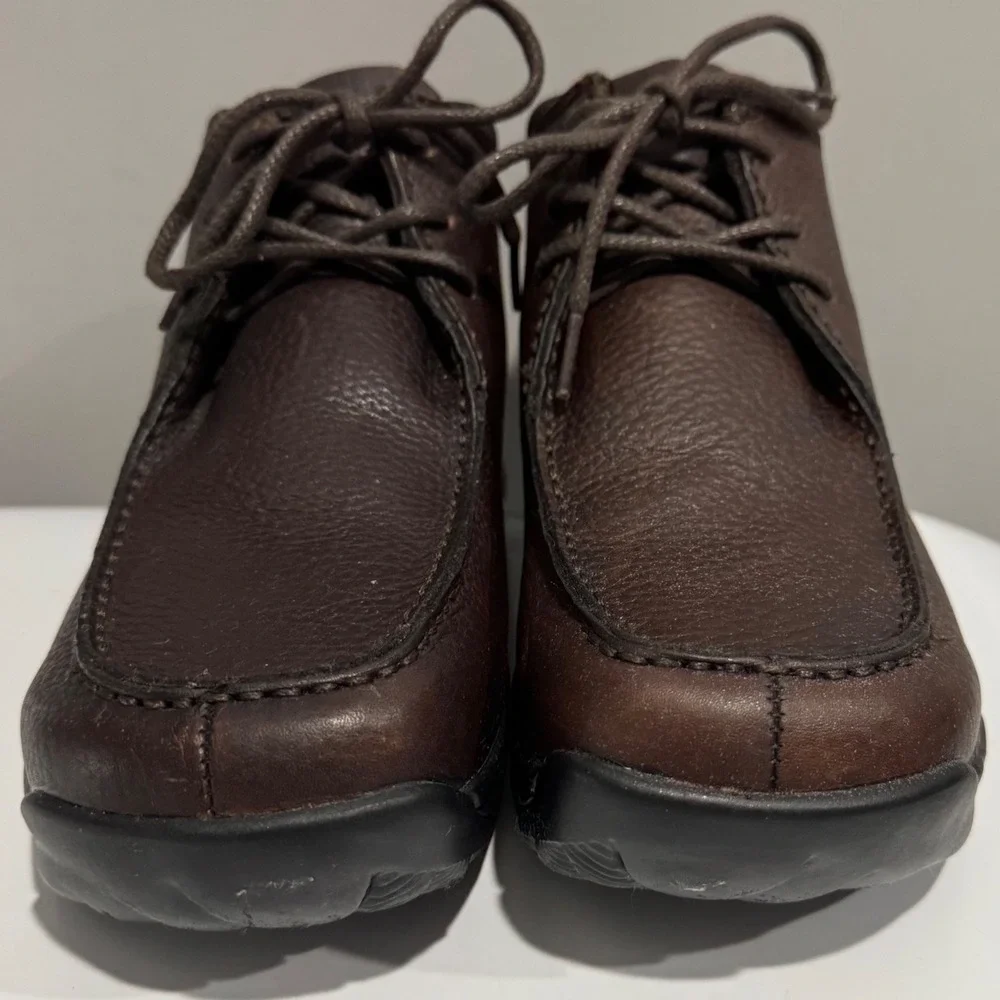 Roper Chukka Boots Mens 8.5 Brown Leather Moc Toe Lace Up Gorpcore